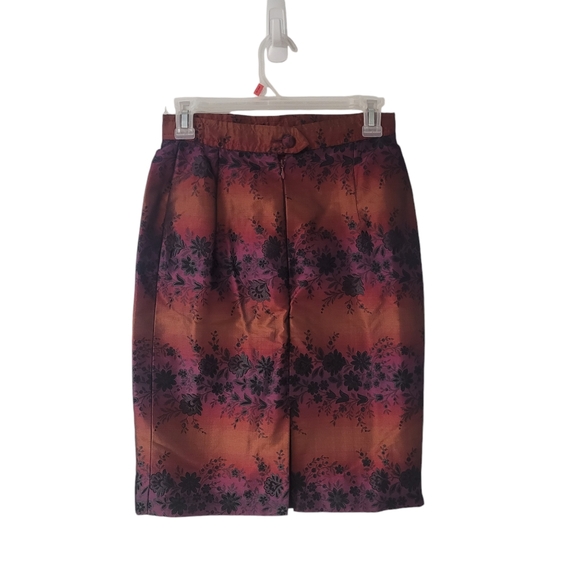 Christian Lacroix Vintage multi colored pencil skirt